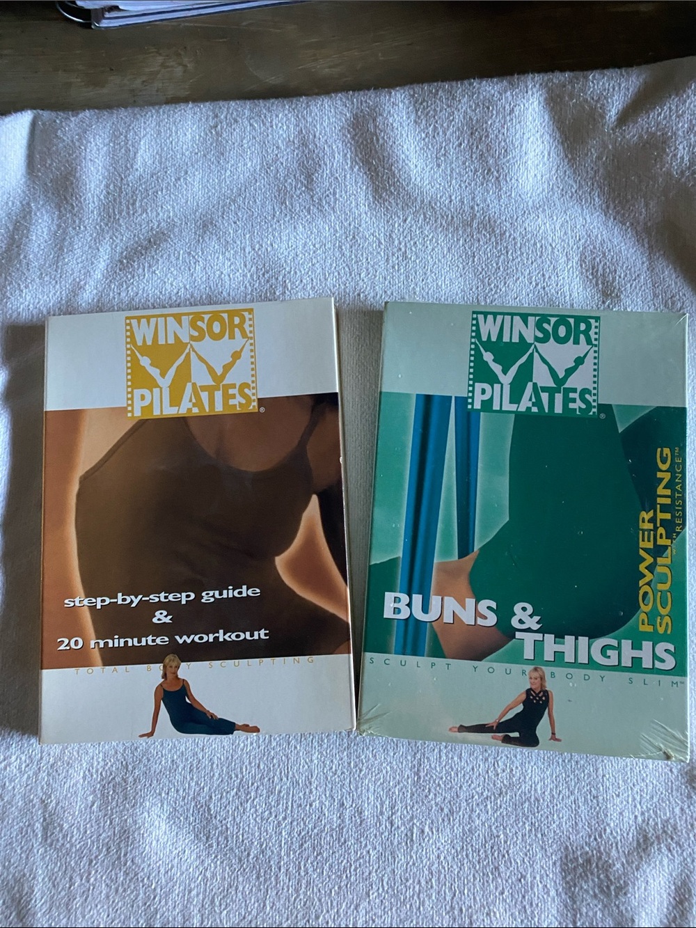 Winsor Pilates.  Buns & Thighs DVD (new/sealed) and Step-by-Step Guide DVD
